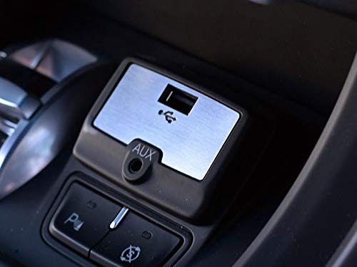 Copertura In Acciaio per Alfa_Romeo GIULIETTA - 1 Pezzo Targa USB AUX consolle centrale Inox Metallo Spazzolato Interni Fatto Su Misura Decorazioni Tuning Accessori