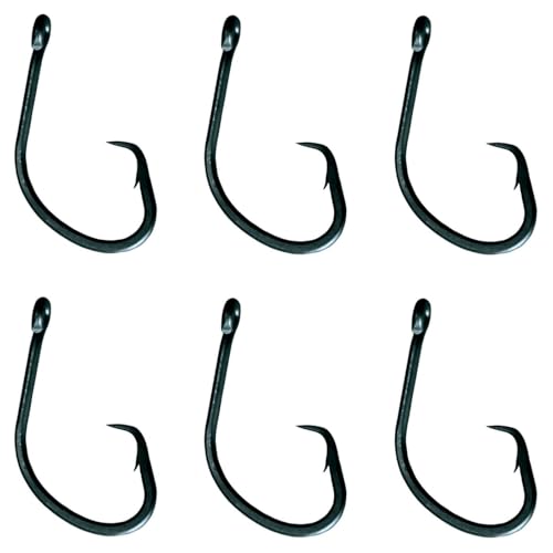 Dieter Eisele Rotbarsch VMC Circle Haken schwarz - 6 Kreishaken, Größe:10/0