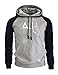 Raglanccc Hombre Sudadera con Capucha Manga Larga Contraste Color Casual Deporte Hoodie PulloverGuantes de Boxeo Serie de impresión-3_L