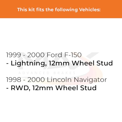 Image of Max Advanced Brakes Front & Rear Brake Kit For Ford F150