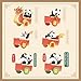 52TOYS Panda Roll Dragon Boat Racing 1PC, Collectible Toy Kawaii Creative Gift Room Decor Desktop Decoration 3.15 Inch, Gift for Birthday Party