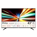 Smart TV 43' Philco Android TV Full HD Borda Infinita P43EAA