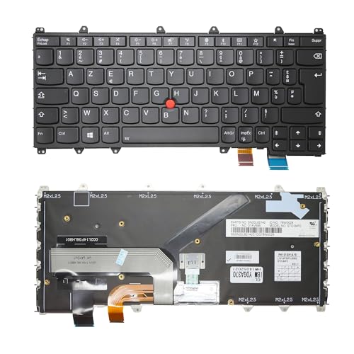Clavier AZERTY Lenovo ThinkPad Yoga 370 SN20L82142 01AV686 portable