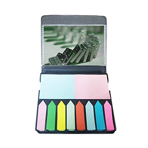 Cadeau papeterie boîte de notes adhésives Domino et Mahjong pour joueur