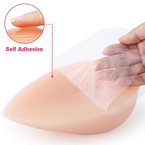 Vollence Aa Cup Self Adhesive Silicone Breast Forms Fake Boobs For Mastectomy Prosthesis Crossdresser Transgender Cosplay #TOP3