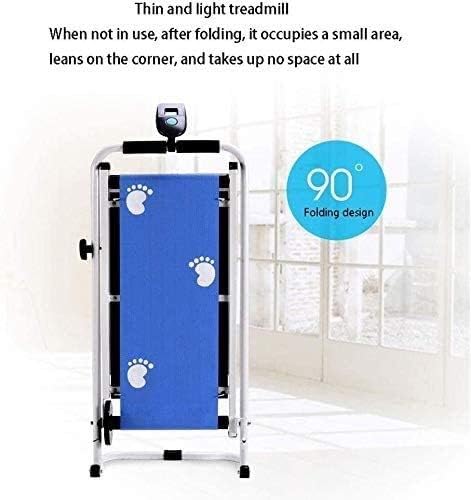 Caminadora Plegable Silenciosa para el Hogar, Soporte 90 kg, Color Azul miniatura 4