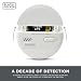 BLACK+DECKER Smoke Alarm for Homes - Battery Powered 10 Year Sensor Life with 9v Replaceable Battery Included. Easy to Install Smoke Detector Fire Alarm. Suitable for Hallways, Landings, Living Rooms