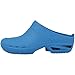 WOCK Bloc Open con Cinturino, Zoccoli Sanitari de Lavoro Blu Medio Antistatico con Profumo di Limone, Calzature Unisex, Gamma di Dimensioni 34-47
