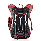 1. Unsere Fahrradrucksackgröße ist: 25 * 18 * 49 cm (L * B * H), Geeignet für Erwachsene. 