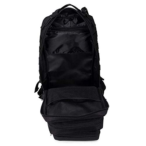 Mochila Tática Assault Militar MOLLE Airsoft 30 Litros Preta