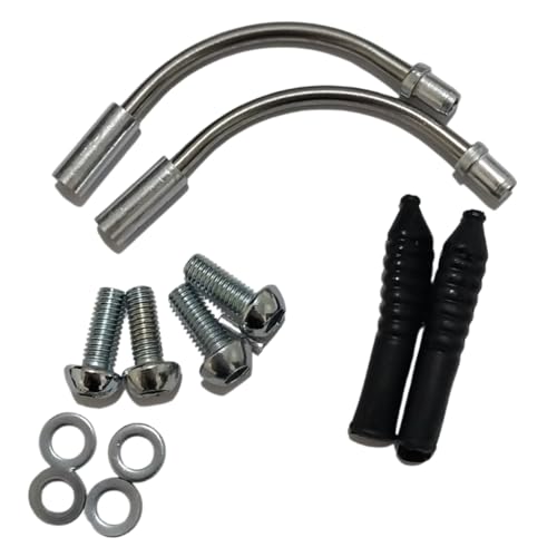 Freio V Brake Completo Nylon Maçaneta Cabos Freio Bike