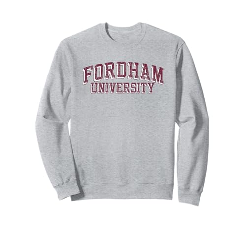 Fordham Rams Retro Arch Gray Officially Licensed Sweatshirt