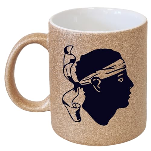 Cbkreation Tasse Bronze en céramique corse