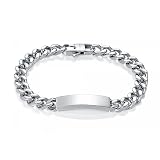 Viceroy | Pulsera Hombre Plateado Acero Inoxidable | 21 cm | 6441P01000