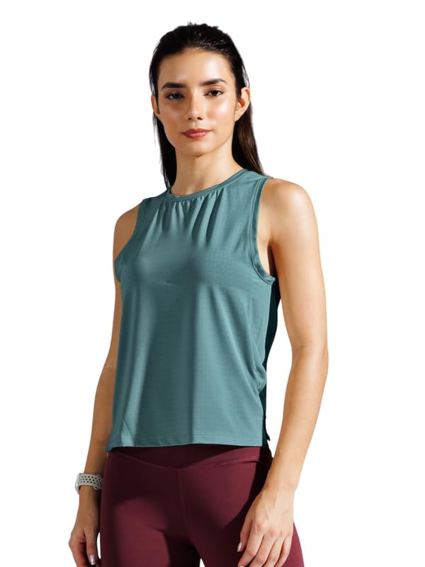 BASICPLZ Women’s Tank Top | Sleeveless| Gym, Yoga, Running, Pilates | Dri-Fit, Breathable, Compression Poly Lycra Activewear-image-16