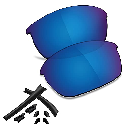 Image of Polarized Replacement Lenses & Rubber Kits for Oakley Flak Jacket OO9009 Sunglass