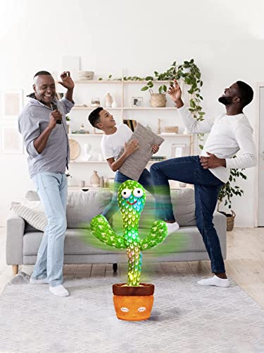 Keculf KEC-120SD Talking Cactus Toy With Led 120 English Songs thumb #4