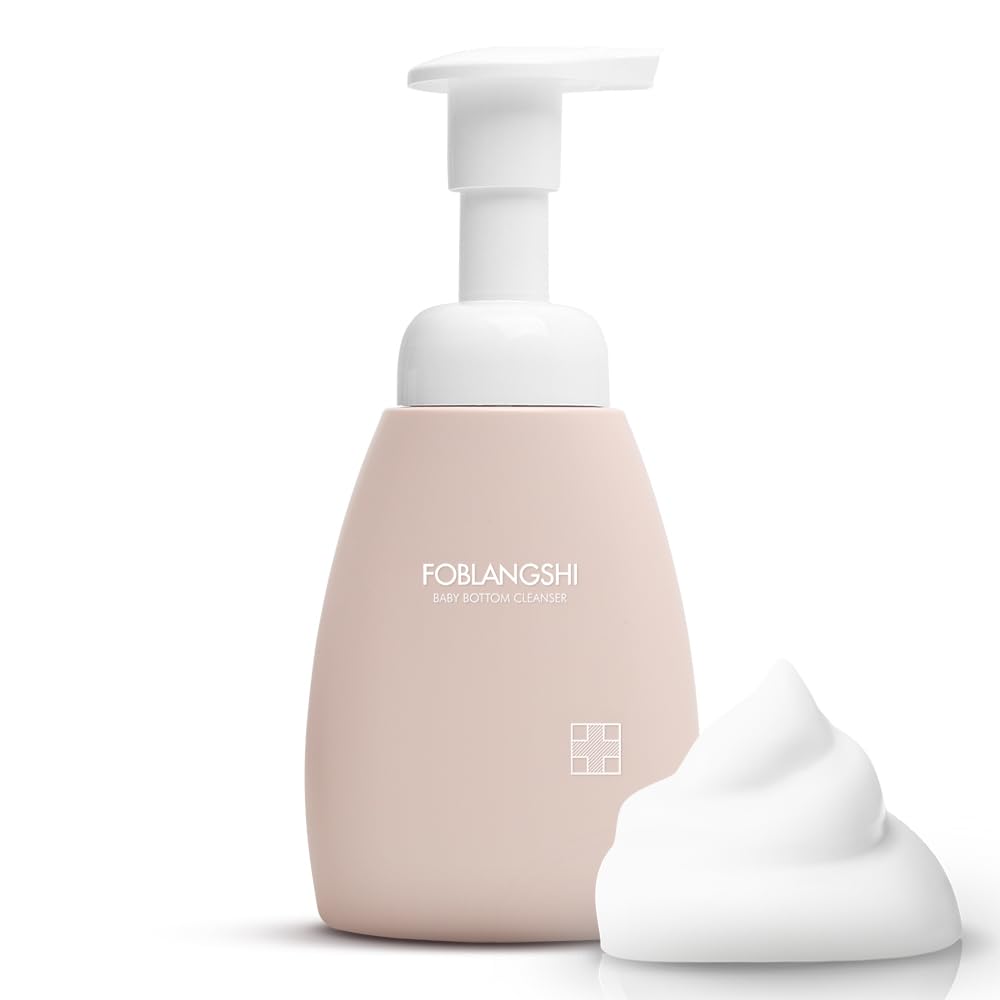 Probiotics Lacto Baby Bottom Wash, Diaper Baby Wash, pH Balanced Foam type, Unscented, Vegan-certified ingredients, Sensitive Skin, Removes Odor, 8.45 fl oz, Made in Korea No.1