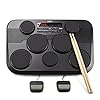 DD80 Portable Electric Drum Kit Set - Electronic Drums Pads with 7 Pads Pedals Stand and Headphones by Gear4music #3