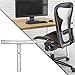 Swivel Chair Back Support Rod Sturdy Iron Heavy Duty Bar Practical for Computer Desk Chair, Style A