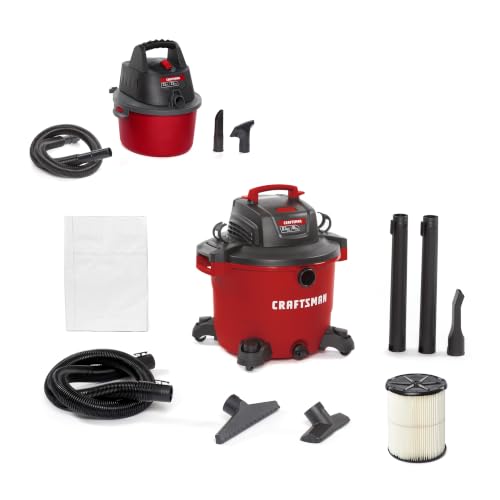 Craftsman Wet/Dry Shop Vacuum and Portable Vac Set