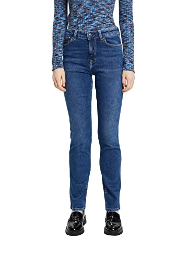 ESPRIT High-Rise-Jeans mit geradem Bein., 24.99