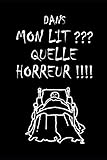 lit louis xv moderne  DANS MON LIT ??? QUELLE HORREUR !!!! (Carnet, Notebook Comique, Journal, Livre d\'écriture, Calepin) - 100 pages lignées: Carnet Humouristique - 15,24 x 22,86 cm