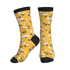 Yellow Floral White Leaves