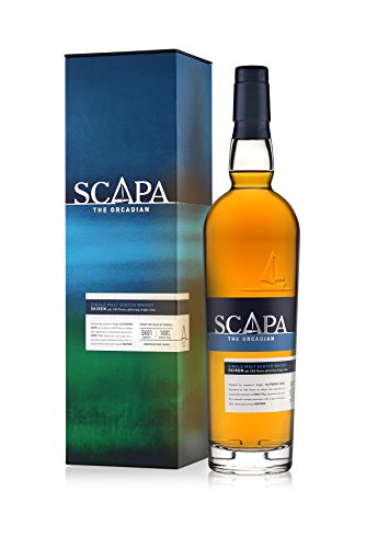 Scapa The Orcadian Skiren Single Malt Scotch Whisky – Weltweit einziger Whisky nach Lomond Wash Still-Verfahren – Scotland Island-Whisky – 1 x 0,7 l