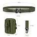 BESTKEE Cinturón táctico para hombres 1.5 pulgadas, estilo militar Cinturón con hebilla...