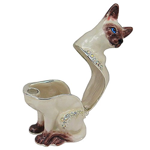 Rucinni Siamese Cat Trinket Box #TOP4