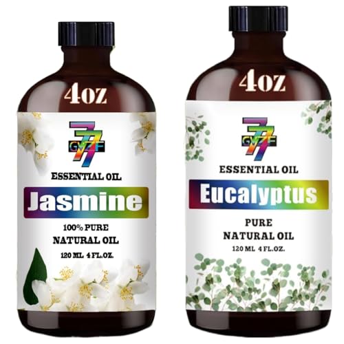 Aceite Esencial Dos 4 Fl Oz (120 ml) Set - Eucalipto y Jazmín
