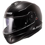 LS2 Helmets Strobe II Modular Motorcycle Helmet W/SunShield...