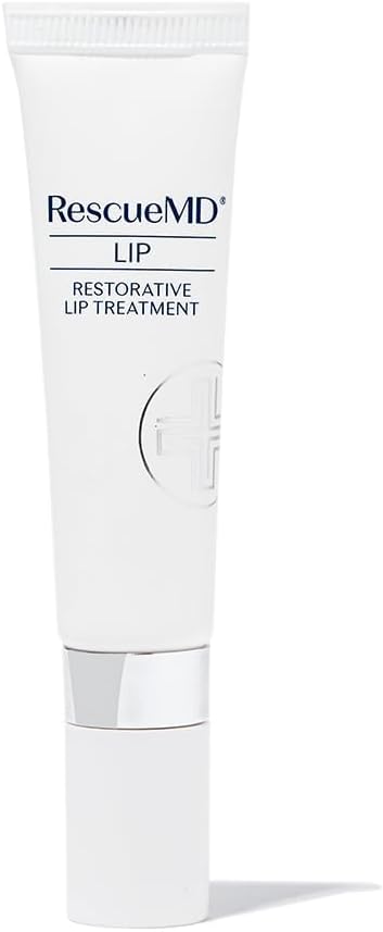 - RescueMD Restorative Lip Treatment, Peptide-Powered Rejuvenation + Arnica Repair for Healthy, Hydrated Lips (12mL)