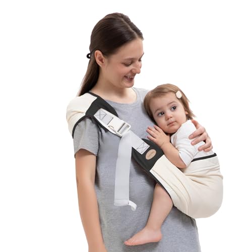 COSDIG Baby Carrier Newborn to Toddler, Baby Sling Carrier, Toddler Carrier 25-60 lbs with Adjustable Straps, Soft Padded Edges, Lightweight and...