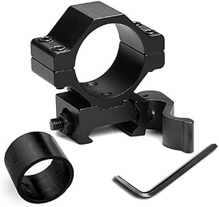 Modkin Picatinny Flashlight Mount, 25mm 30mm Gun Mount with QD Quick Release Cam