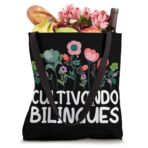 Bolsa tote para profesores de español 'Cultivando Bilingües' miniatura 4