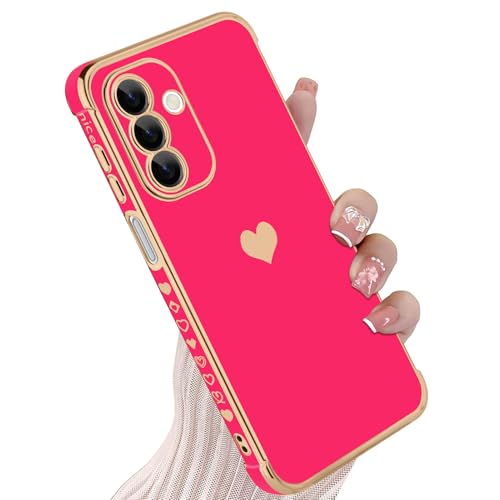 KANGHAR Compatible with Samsung A17 5G Case for Women Girl (Hot Pink)