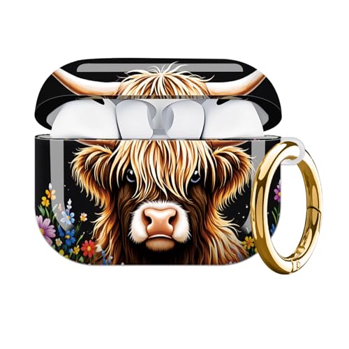 Txocouk AirPod Pro 3 �P�[�X�Ή� �ϏՌ��ی�J�o�[ �L�[�`�F�[���t�� ���C�����X�[�d ���f�B�[�X �K�[���Y 2025�N �J���t���ȉ� �n�C�����h ��