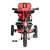 Kiddo Smart 4 in 1 Kids Children Trike Tricycle with Rotating Seat, Rear Brake and Sun Canopy (Red) #3