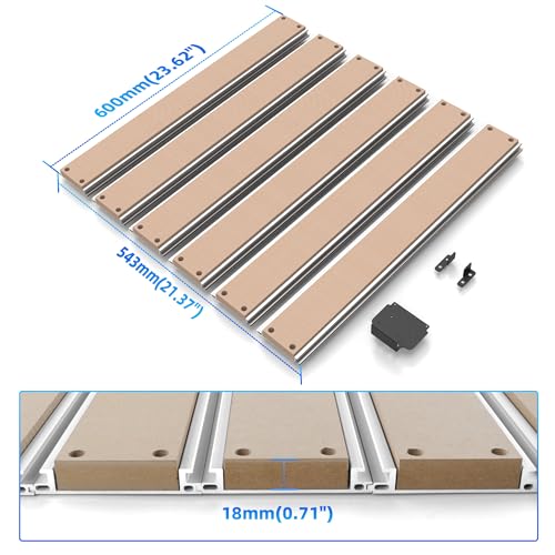 Image of FoxAlien T-slot Hybrid Spoilboard Work Table Upgrade Kit for Masuter Pro, Masuter 3 and Masuter 3S CNC Router Machine