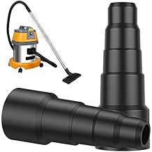 2 Pcs Universal Vacuum Hose Reducer Hose Adaptor Kit, Vacuum Cleaner Powe r Tool for Dust Extraction Vacuum Cleaner Conversion,5-Layer Vacuum Hose Connector 23/30/34/42/50mm2 set