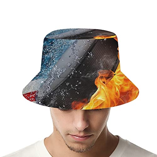 Teens Sports Theme Fisherman's Hat, Bucket Hat Unisex Casual Beach Sun Caps Travel Hat.4