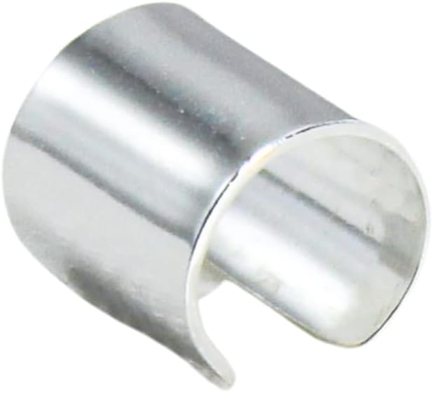 Solid Sterling Silver Extra Wide Helix Ear Cuff Earring for Women, Wrap around Earring.