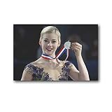 WQBYDS Toile Peinture 60 * 80cm Senza Cornice Gracie Gold Figure Skier World...