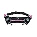 Fitletic 16 Oz Hydration Belt, Black/Pink, Large/X-Large