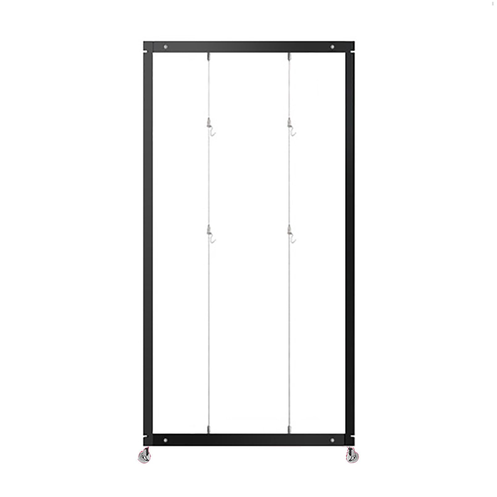 Présentoir d'art mobile pliant double face 60x150 cm pour exposition