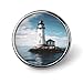 Produktbild 1 Zoll Button Badges Leuchtturm Brust Pins Aluminiumlegierung für Mantel Rucksack
