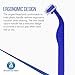 Dynarex DynaCare Twin Blade Razors, Disposable Unisex Razor with Two Blades Provides Smooth, Close Shave, for Prior to Procedures or Tattoos, Blue, 6 Boxes - 50 Razors per Box
