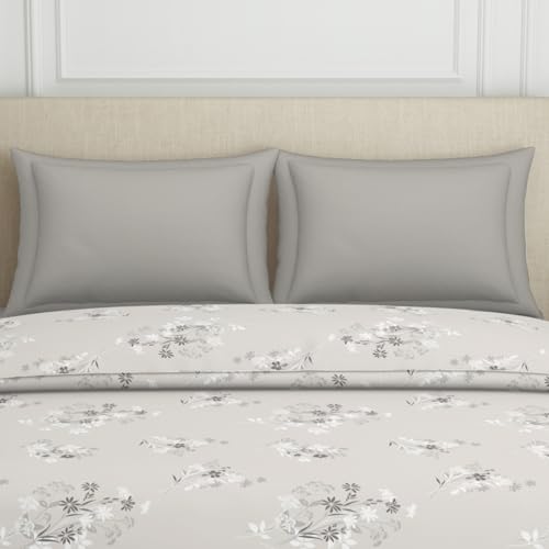 Image of Welspun Polycotton Ac Comforter Double Bed Quilt Blanket | 120 TC Duvets for Double Bed | Health Layer & Machine Washable | (88 inch X 106 inch Inches) - Grey
